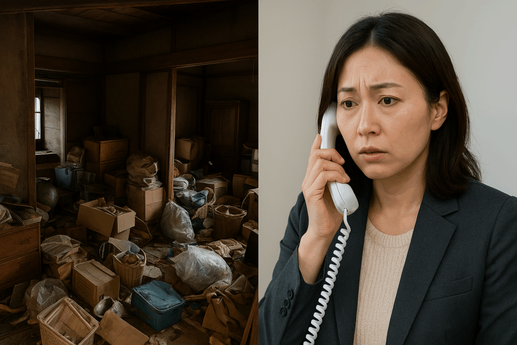 実家の片付けに悩む都内在住の娘